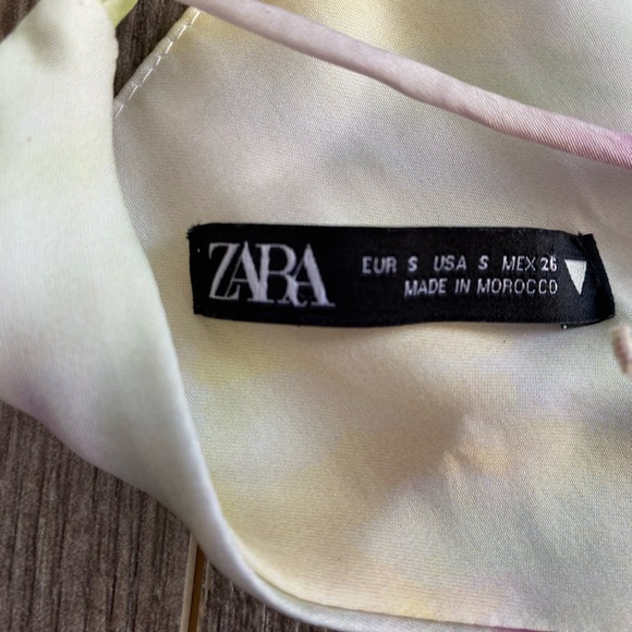 Zara cropped backless tie dye tank top - Picture 5 of 6